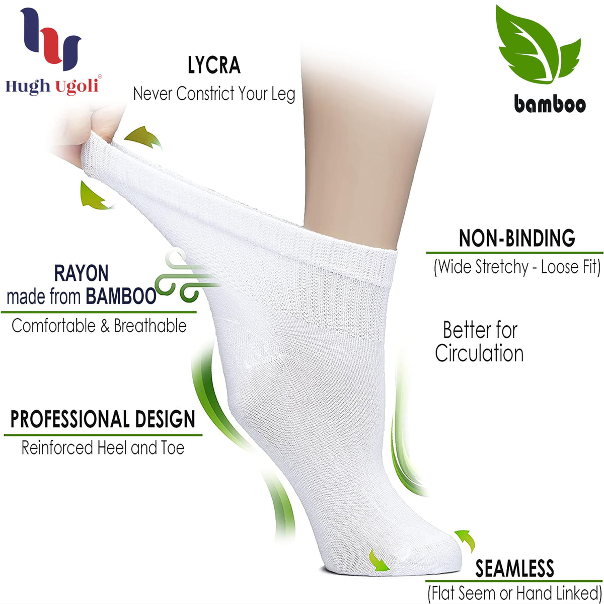 Bamboo Seamless Ankle Socks I9732