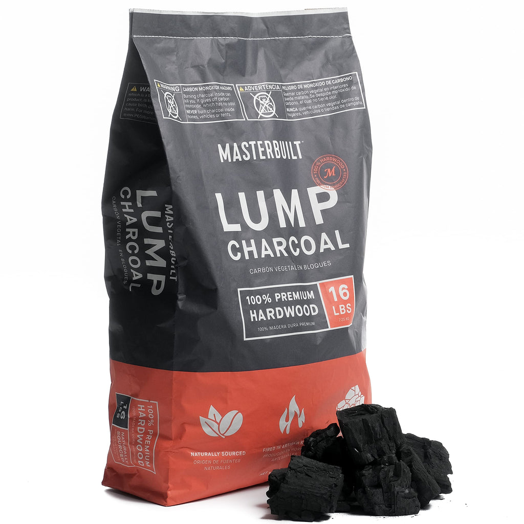 16 lb Lump Charcoal + 48 Fire Starters Bundle E3819