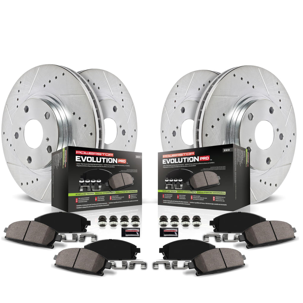 Brake Pad & Rotor Kit Front & Rear T641132