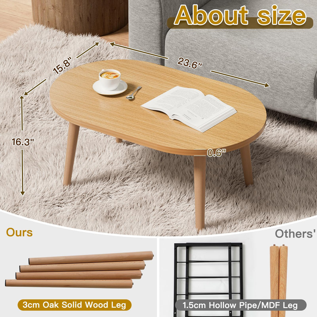 Small Oval Coffee Table Q957
