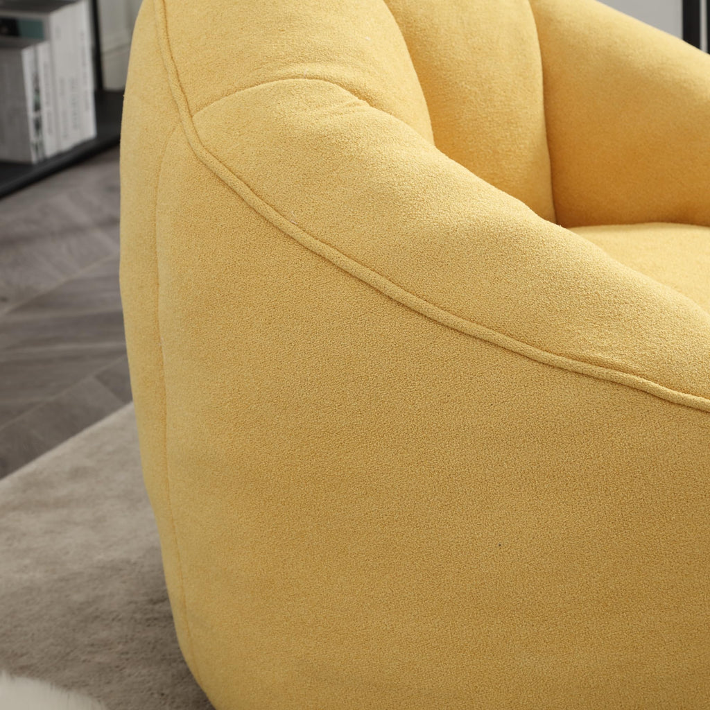 Microfiber Bean Bag Chair with Footrest N4627
