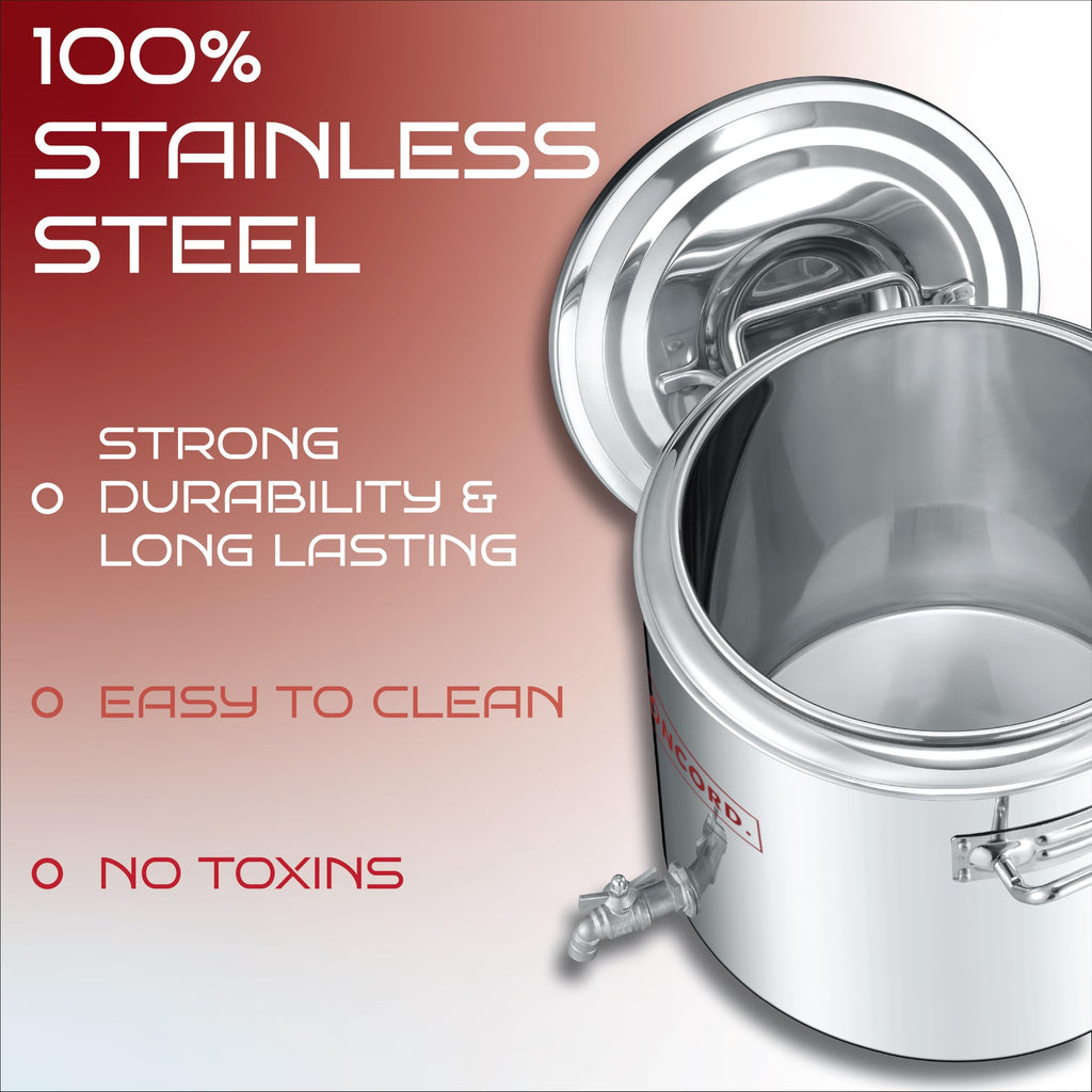 Stainless Steel Insulated Double Wall Stock Pot 40 Quart R7974