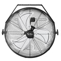 20 Inch High Velocity 3 Speed Black Wall-Mount Fan P804905