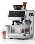 Espresso Machine With Grinder, Temp Control, 44 Grind Settings O650914