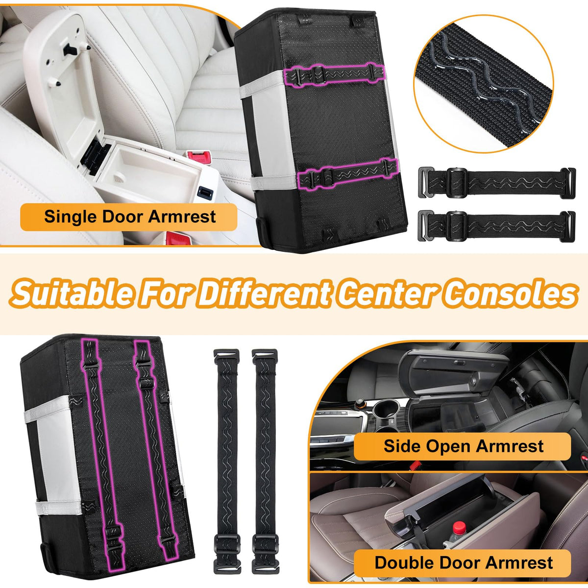 Portable Dog Car Seat for Small Dogs, Black Y3754