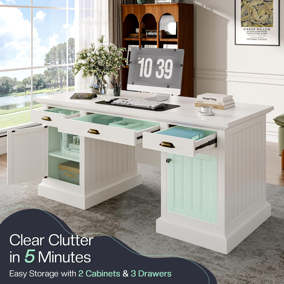 68" Executive Desk M250