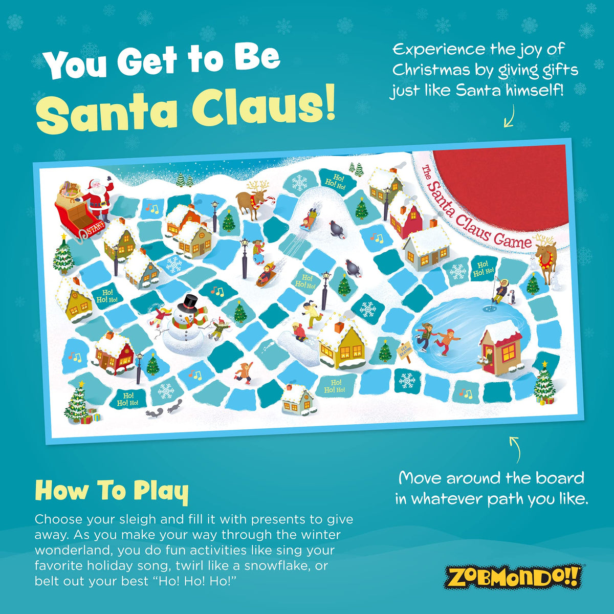 Santa Claus Christmas Board Game G208331