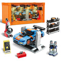 Racing Car Building Toy Set with Container Box V989627