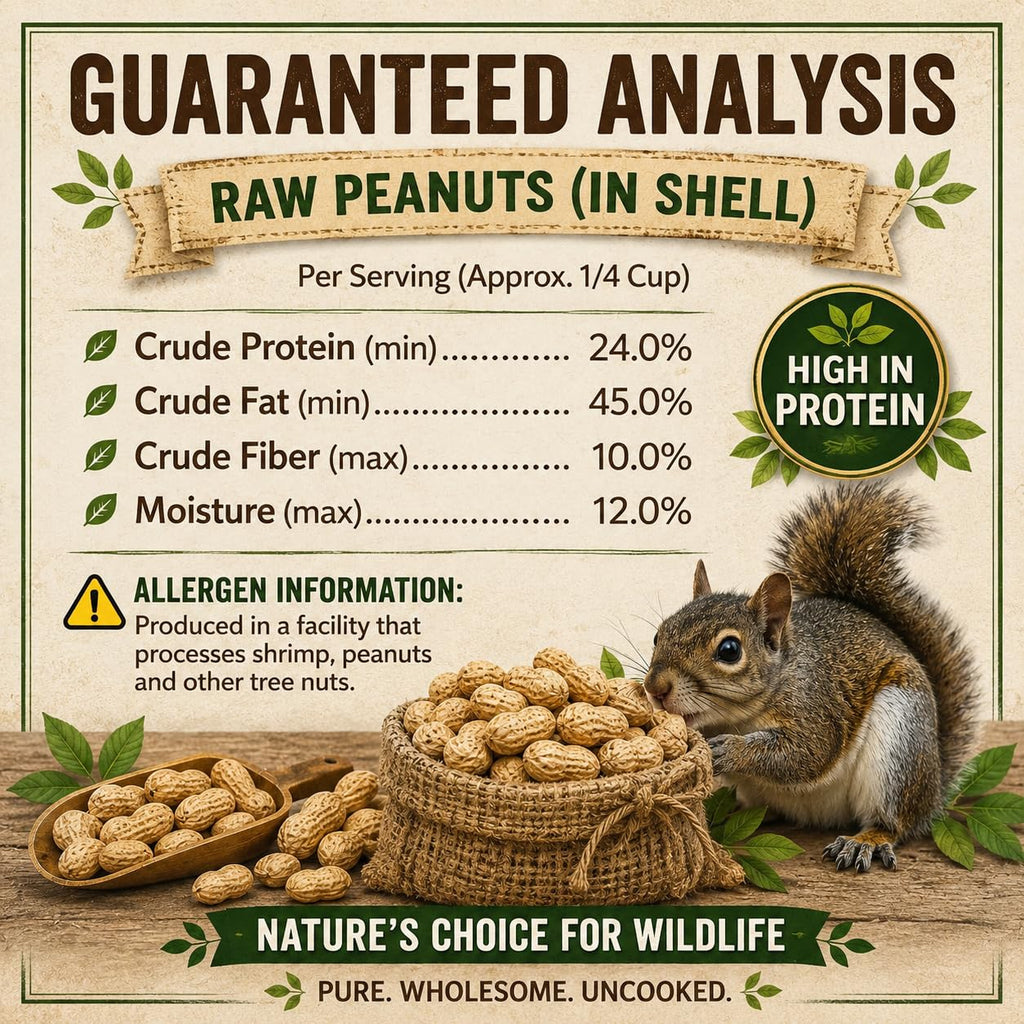 Unsalted Raw Peanuts in Shell 5 LB E652