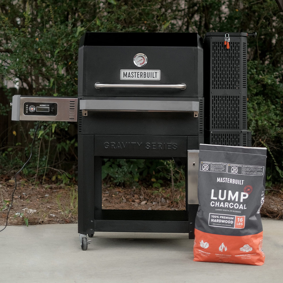 16 lb Lump Charcoal + 48 Fire Starters Bundle E3819