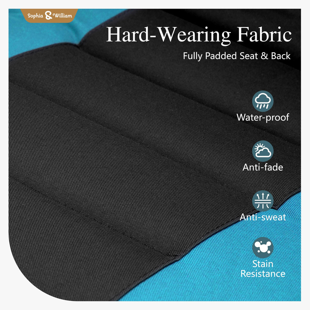 Aqua Padded Zero Gravity Chair Set of 2 G289