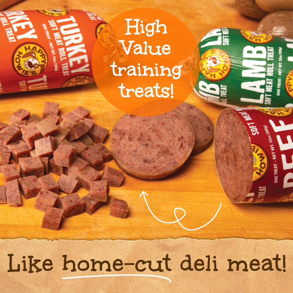 Beef Soft Meat Roll Treat 12 Oz (Pack of 4) V7766
