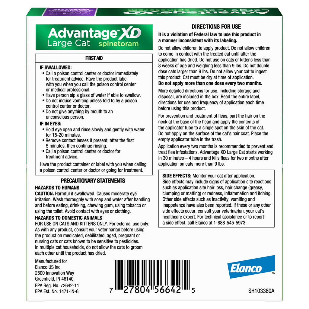 Large Cat Topical Flea Treatment & Prevention 1ct N526424